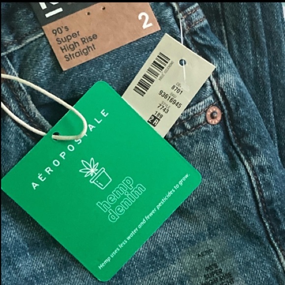 NWT Distressed Eco-Friendly Aeropostale Denim Jeans - Picture 2 of 8